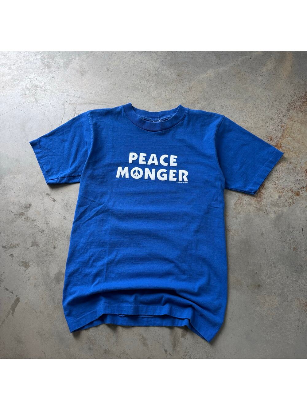 Vintage 90’s Peace Monger Anti-War Hippie Retro Obscure T-shirt Size Small